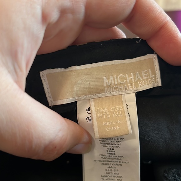 NEW Michael Kors Animal Print Organic Stretch Cotton Baseball Hat - Picture 4 of 5